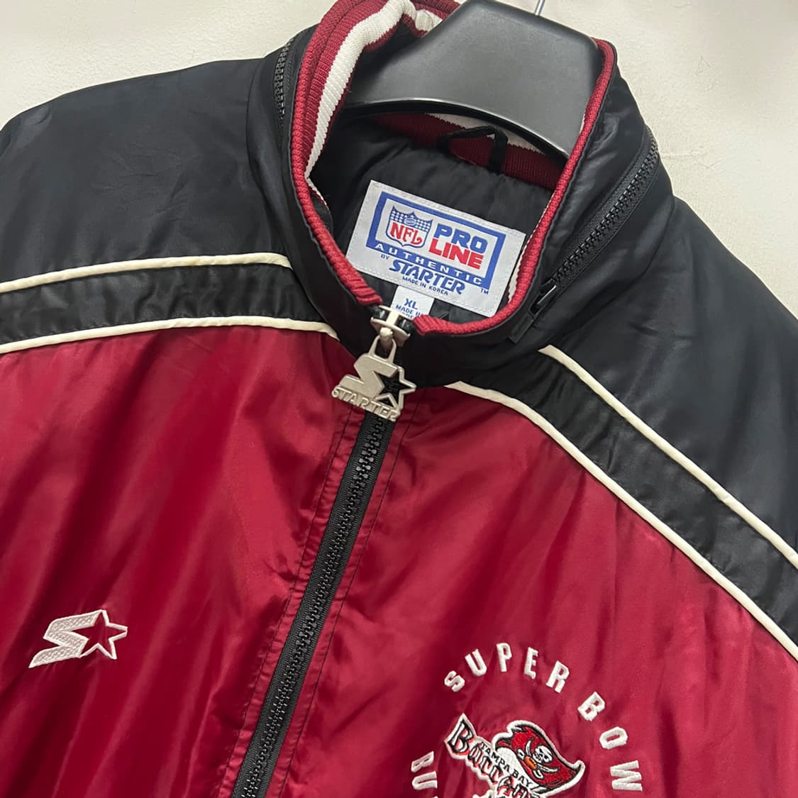 스타터 NFL 프로라인 템파베이 버커니어스 슈퍼볼 점퍼 XL 상품이미지4