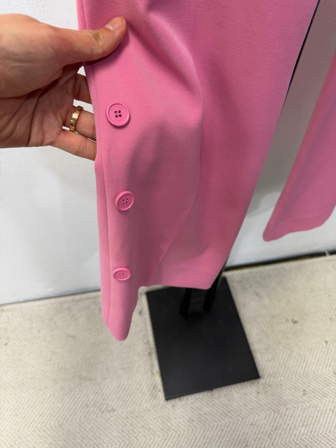 정품) 럭키슈에뜨 리본 단추 장식 바지 36(28) 상품이미지4