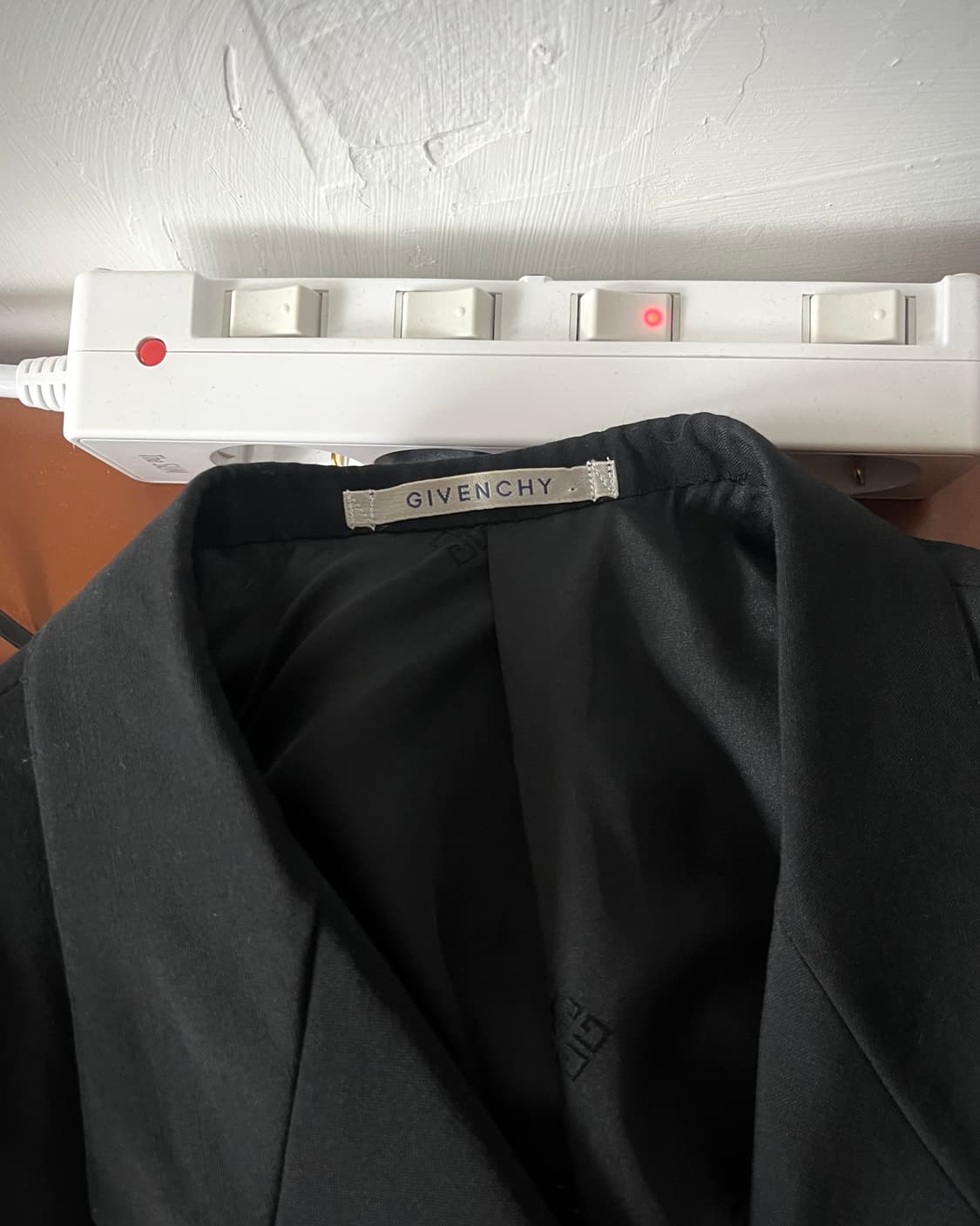 Old GIVENCHY Mohair & Wool Black Blazer 상품이미지4