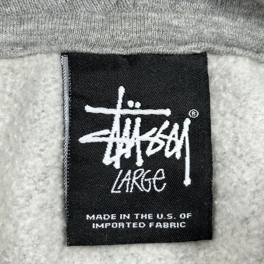 스투시 월드투어 런던 그레이 후드티 (L) 상품이미지7