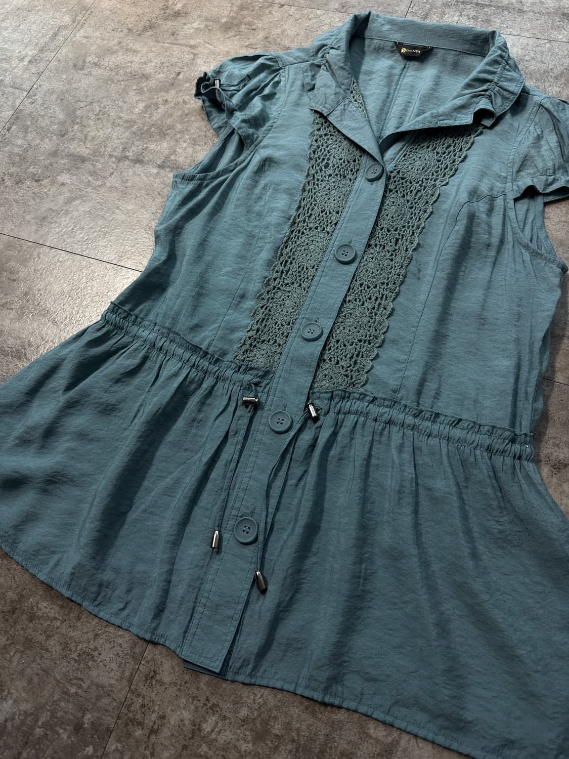 멀티 스트링 레이스 블라우스 상품이미지3