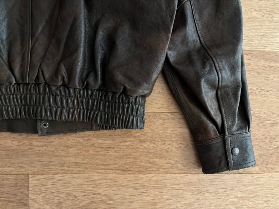 쿠어 베지터블 레더 자켓 a-2 L 상품이미지7