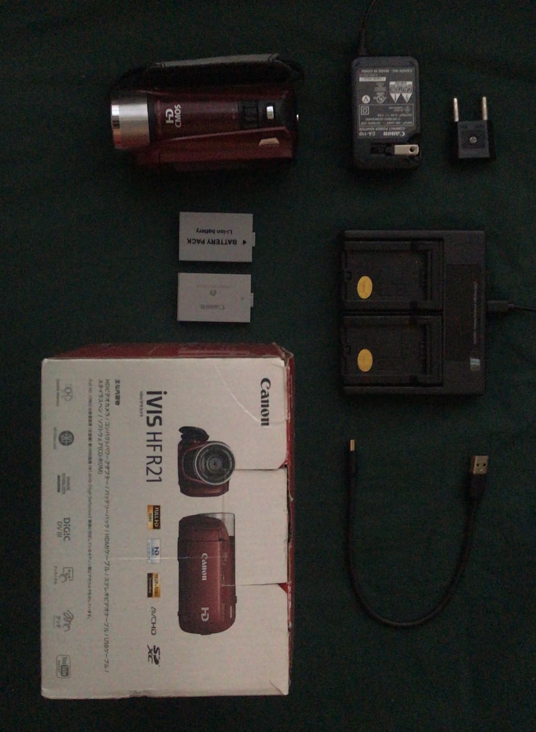 캠코더) canon ivis hf r21 (작례o) 상품이미지1