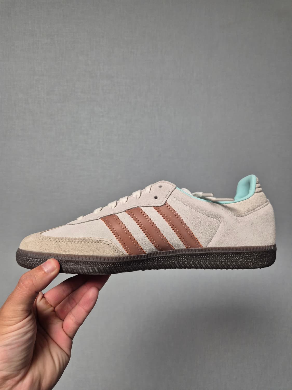 [새상품/265] 아디다스 삼바 OG 크리스탈 화이트 클레이 스트라타 상품이미지3