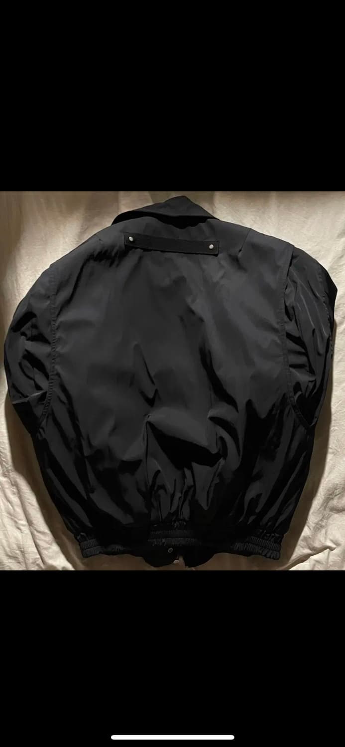 Haea 헤아 플라이트 봄버 자켓 블랙 상품이미지4