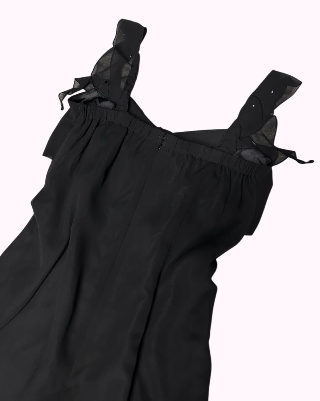 cubic ribbon frill dress 상품이미지5