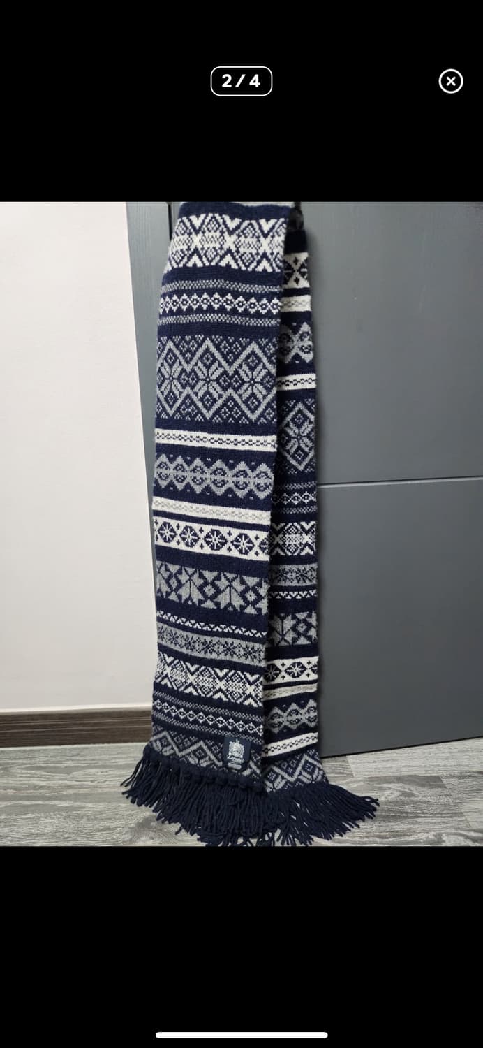 Drake’s 노르딕패턴 머플러 상품이미지3