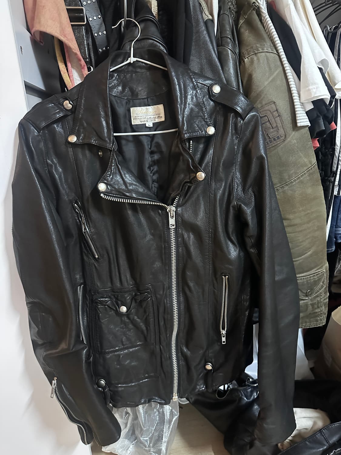 LambSkin Side Zip Jacket 상품이미지3