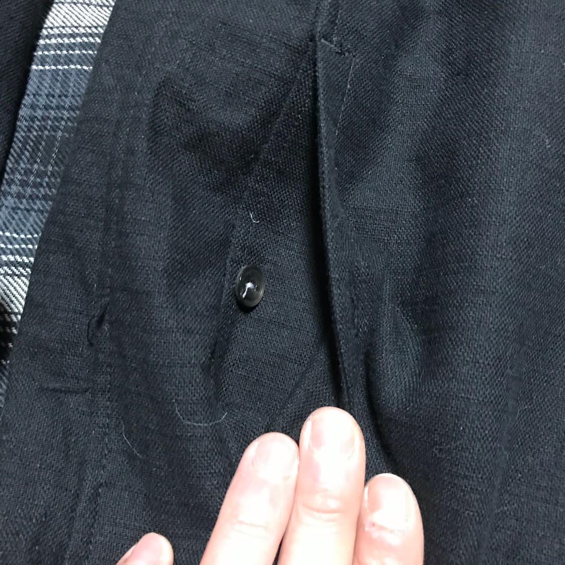 재팬 네임 name 롱 셔츠 자켓 블랙 상품이미지5