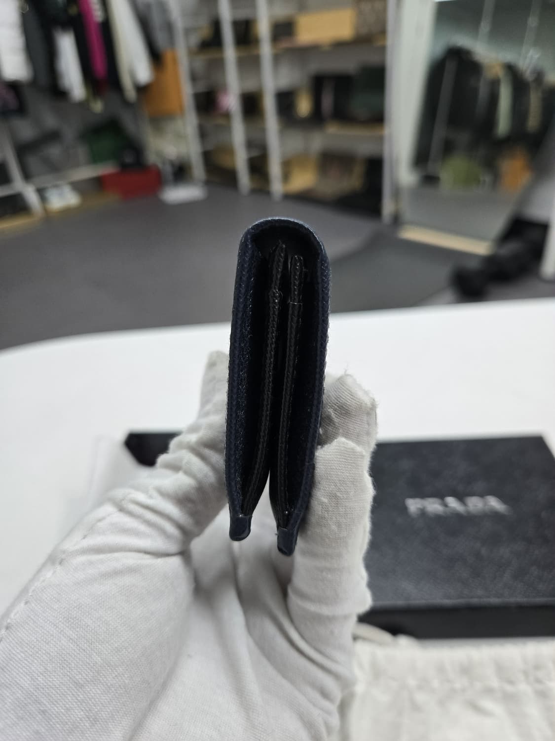 [A급컨디션]프라다 로고 오거나이저 상품이미지3