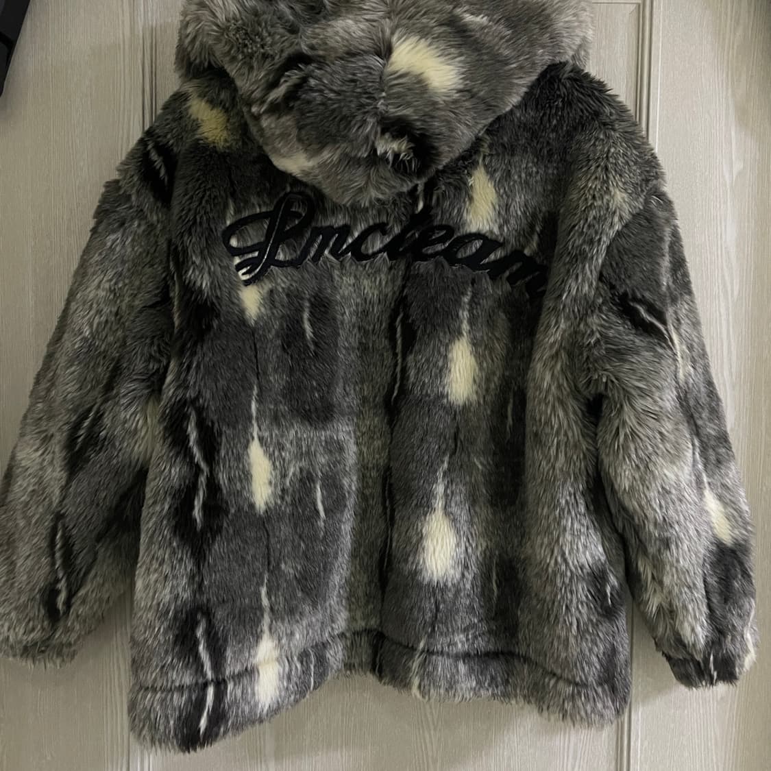 [s] lmc 퍼 헤비 숏점퍼 털 후드집업자켓 엘엠씨 상품이미지3