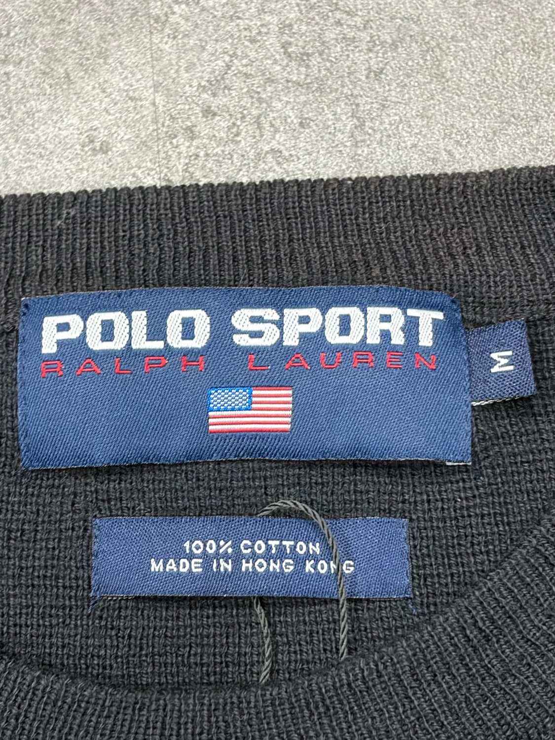 90s 폴로 스포츠 랄프로렌 블랙 긴팔 니트 상품이미지6