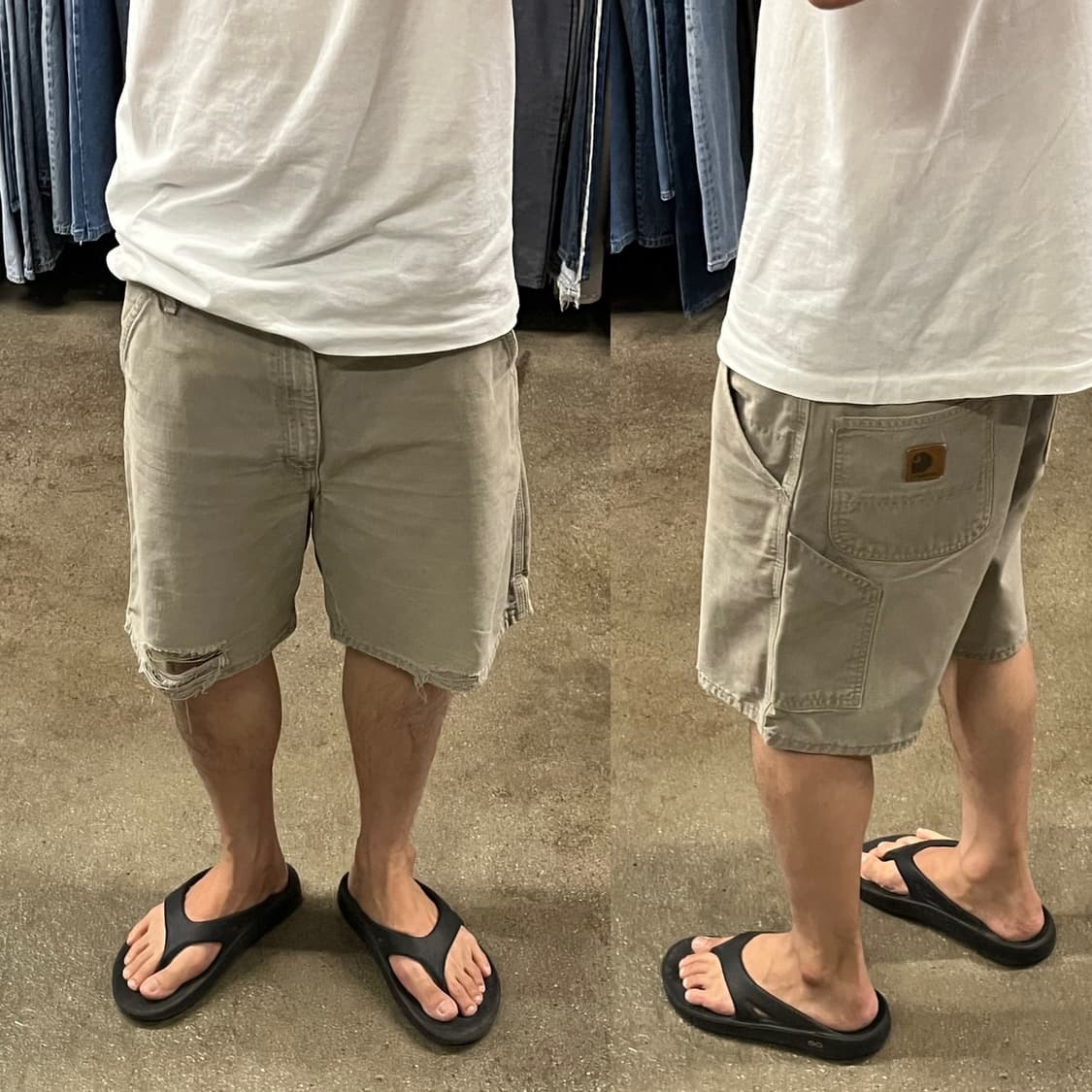 00s Carhartt B24 카펜터 반바지 (36“) 상품이미지1