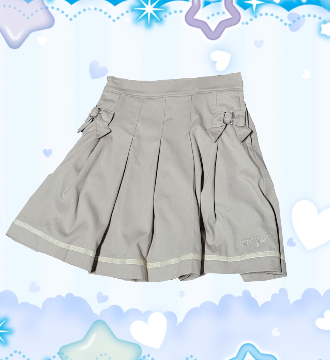 메조피아노 큐롯 리본 스커트 조지후쿠 리즈리사깔 상품이미지1