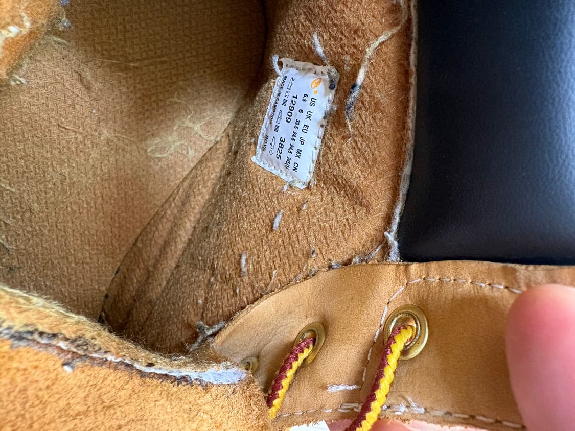 팀버랜드 6인치 워커 부츠 245 상품이미지7