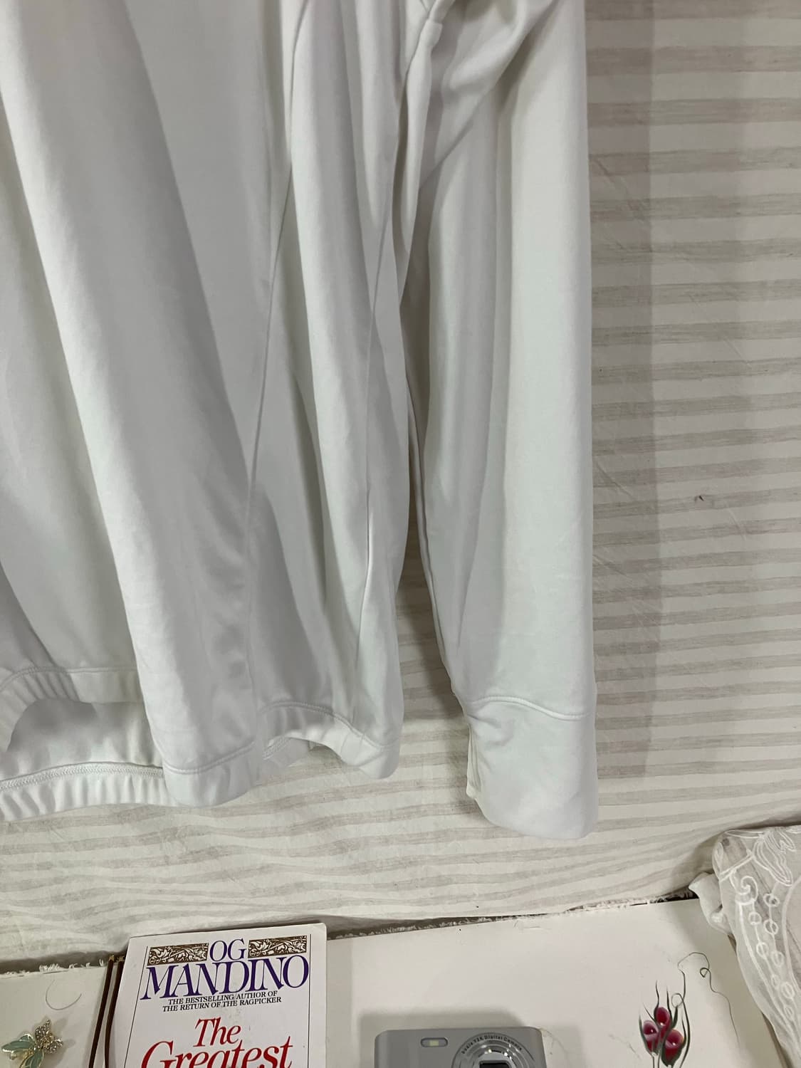 빈티지 언더아머 화이트 후드 1021 y2k 스트릿 갸루 펑키 일본빈티지 상품이미지4