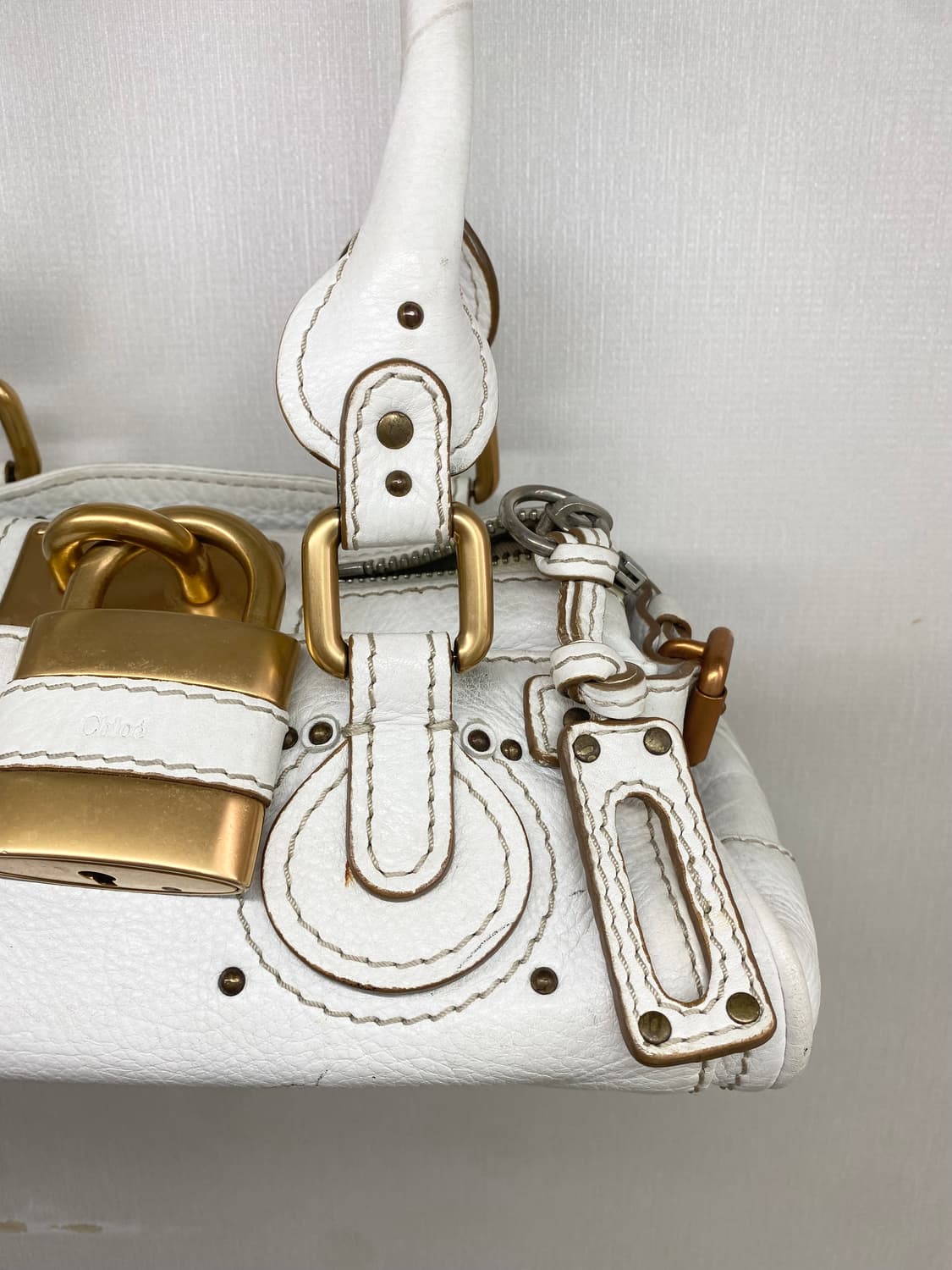 끌로에 패딩턴 미니 화이트 숄더백 (정품) 상품이미지7