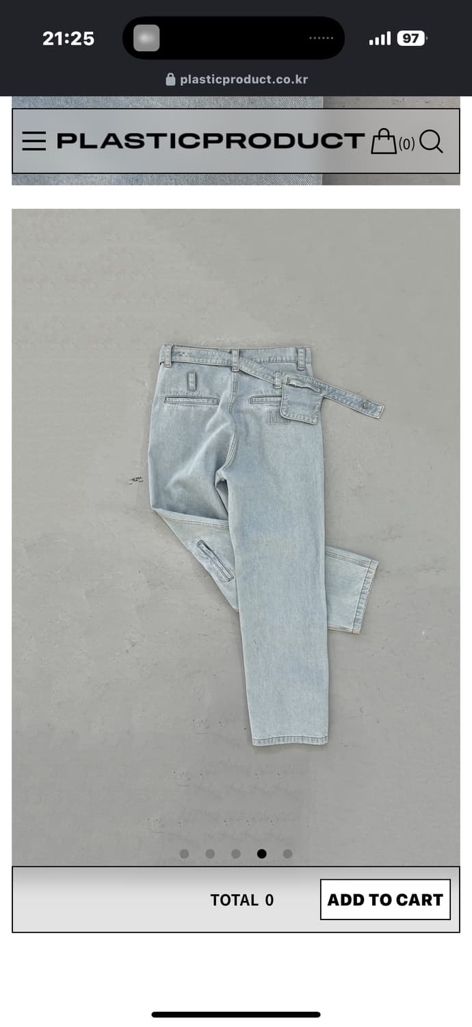 플라스틱프로덕트 미발매 팬츠 새상품 판매 상품이미지4