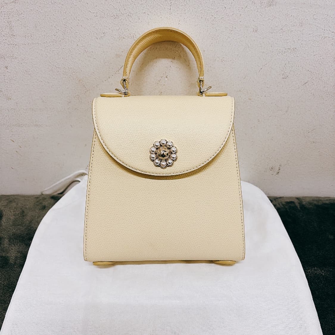 (정품/새상품) 시몬로샤 여성 크림 펄 미니 발렌타인 토트백 숄더백 상품이미지1