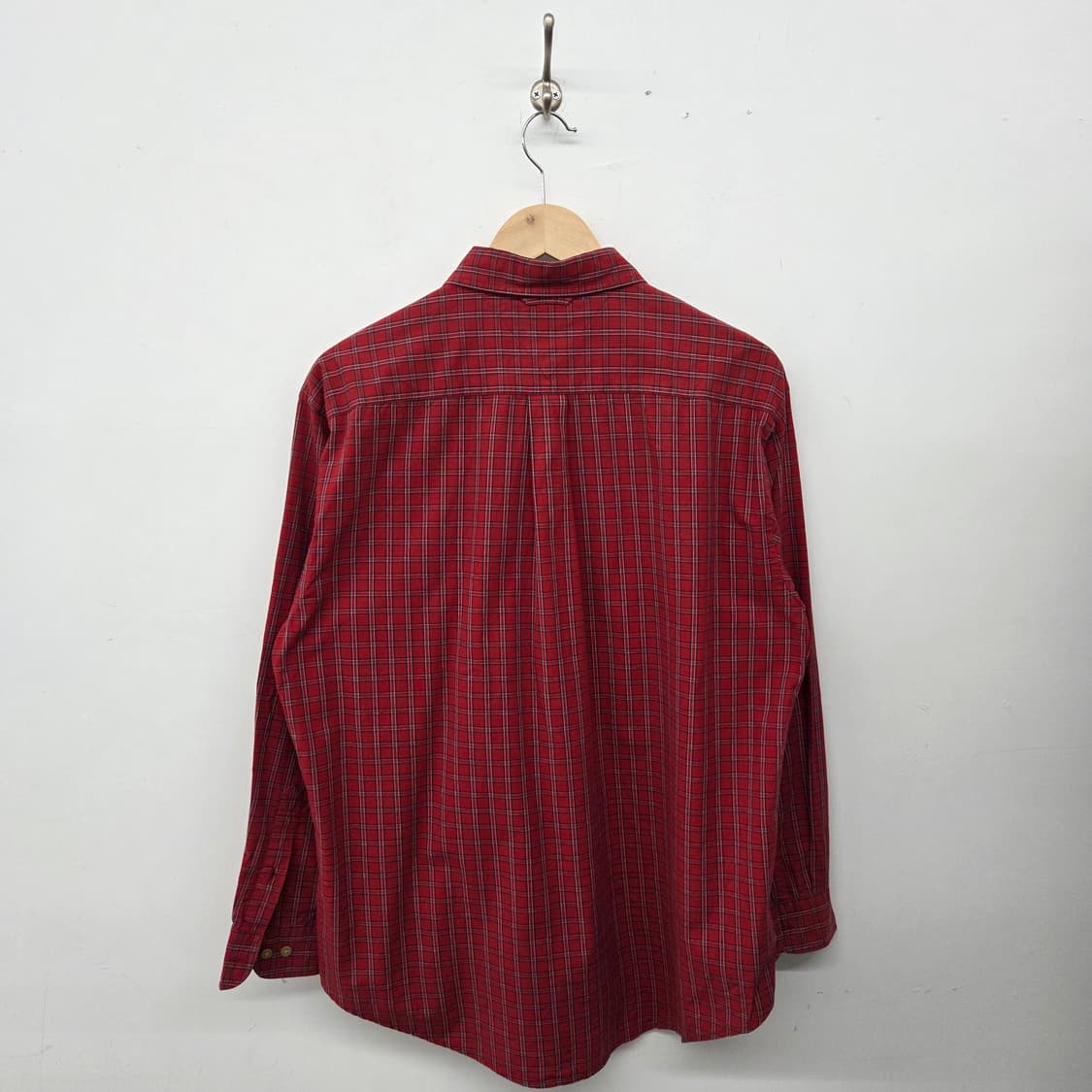 타미힐피거 레드 체크 남방 남m 상품이미지5