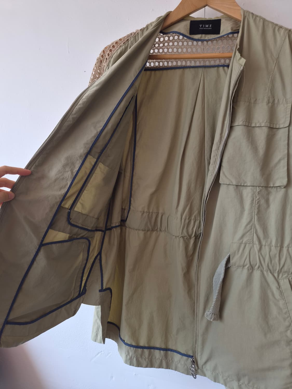 타임 TIME 여성 펀칭스트링야상 82-94-160사이즈 상품이미지4