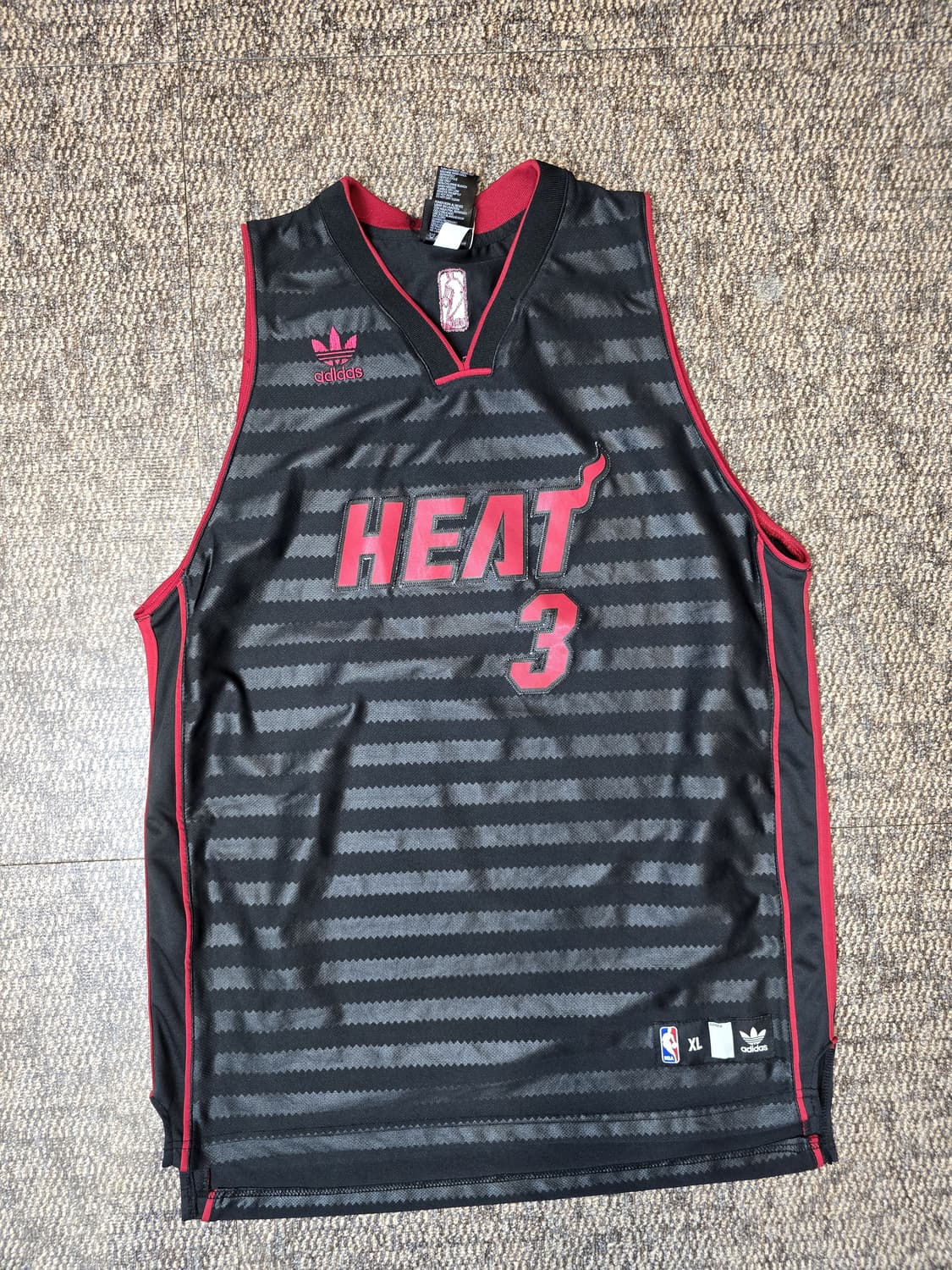 NBA 드웨인 웨이드 마이애미 히트 아디다스 저지 유소년 XL(성인 M) 상품이미지1