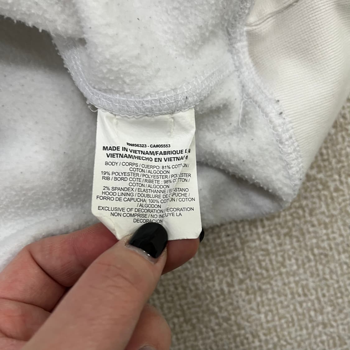 L 나이키 스우시 후드 긴팔 티셔츠0210M 상품이미지3