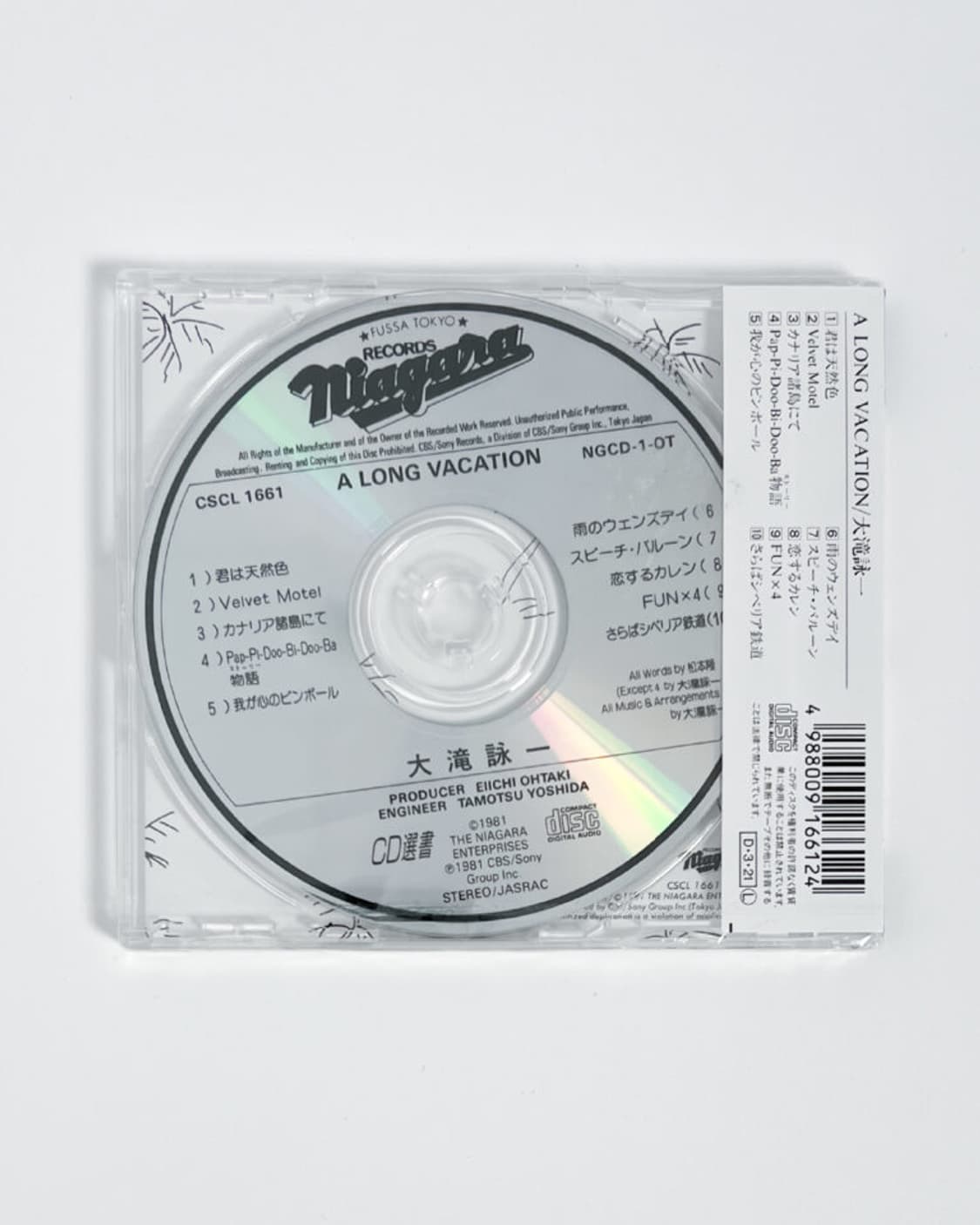 오오타키 에이이치 - 롱 베케이션 (10주년 기념 리마스터반) 미개봉 상품이미지2