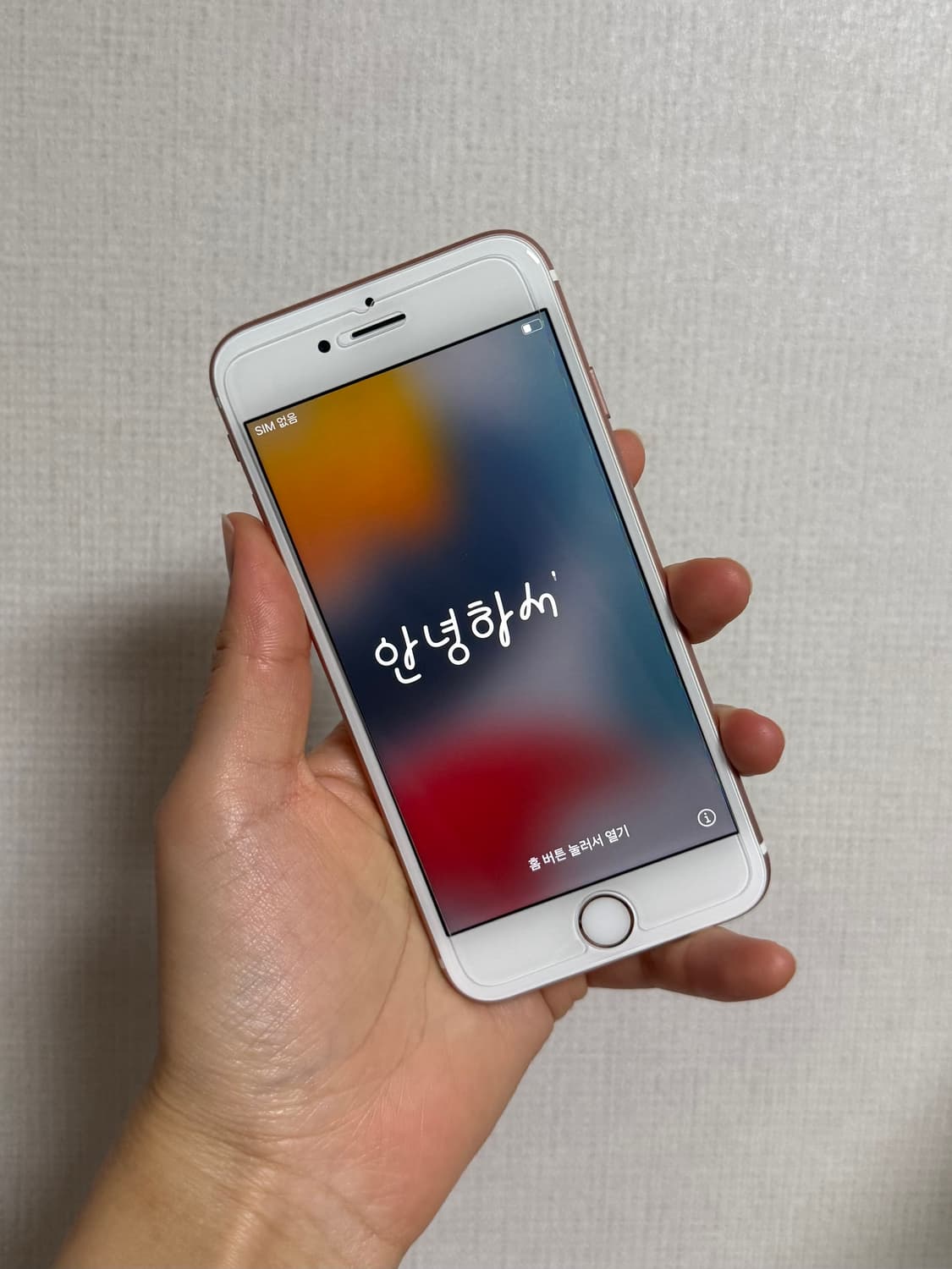 아이폰 6s 로즈골드 공기계 128gb 베터리100 무음 상품이미지2