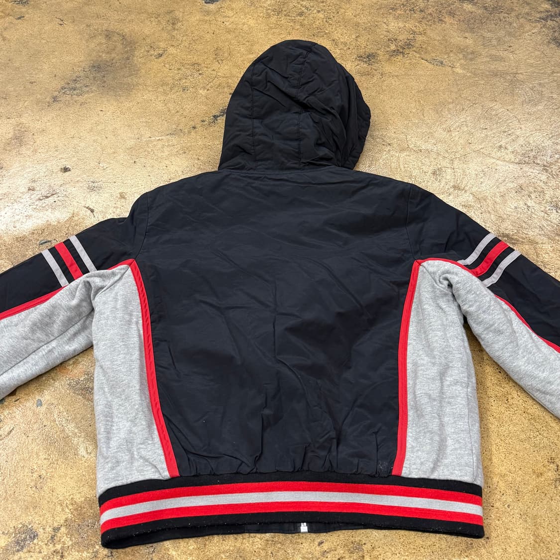 후부 블랙 레드 레이싱 자켓  상품이미지4