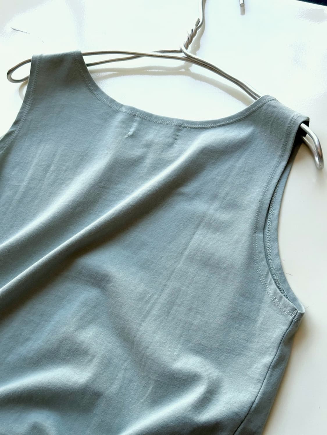 Over silhouette cotton sleeveless top 상품이미지6