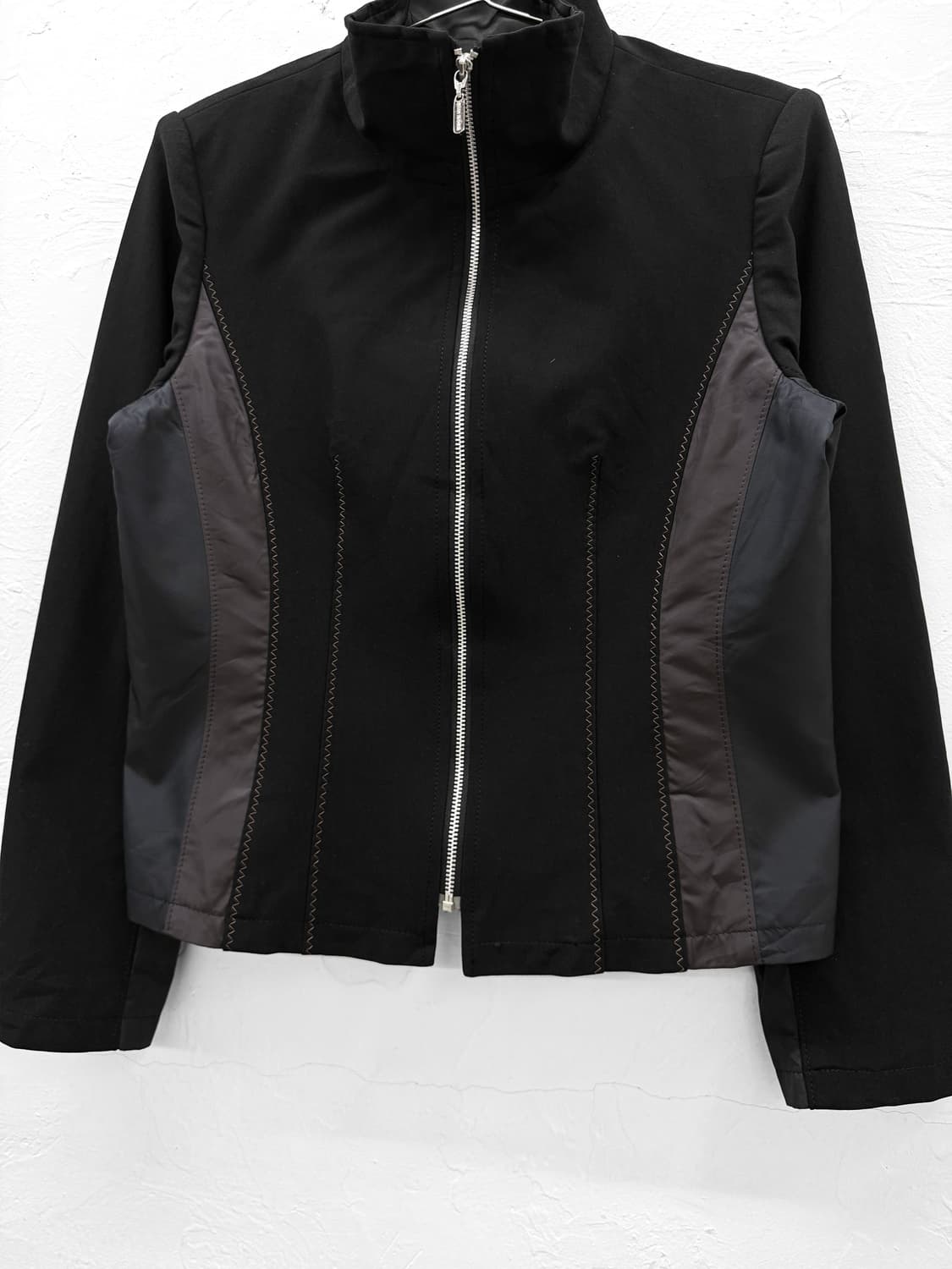 sun rose 믹스드 집업 자켓 상품이미지2