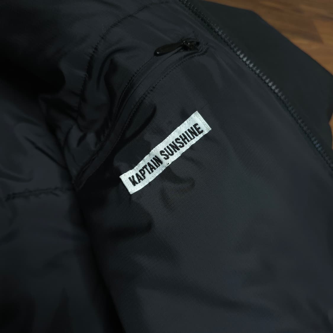 [40]캡틴선샤인 패딩 블루종 블랙 상품이미지4