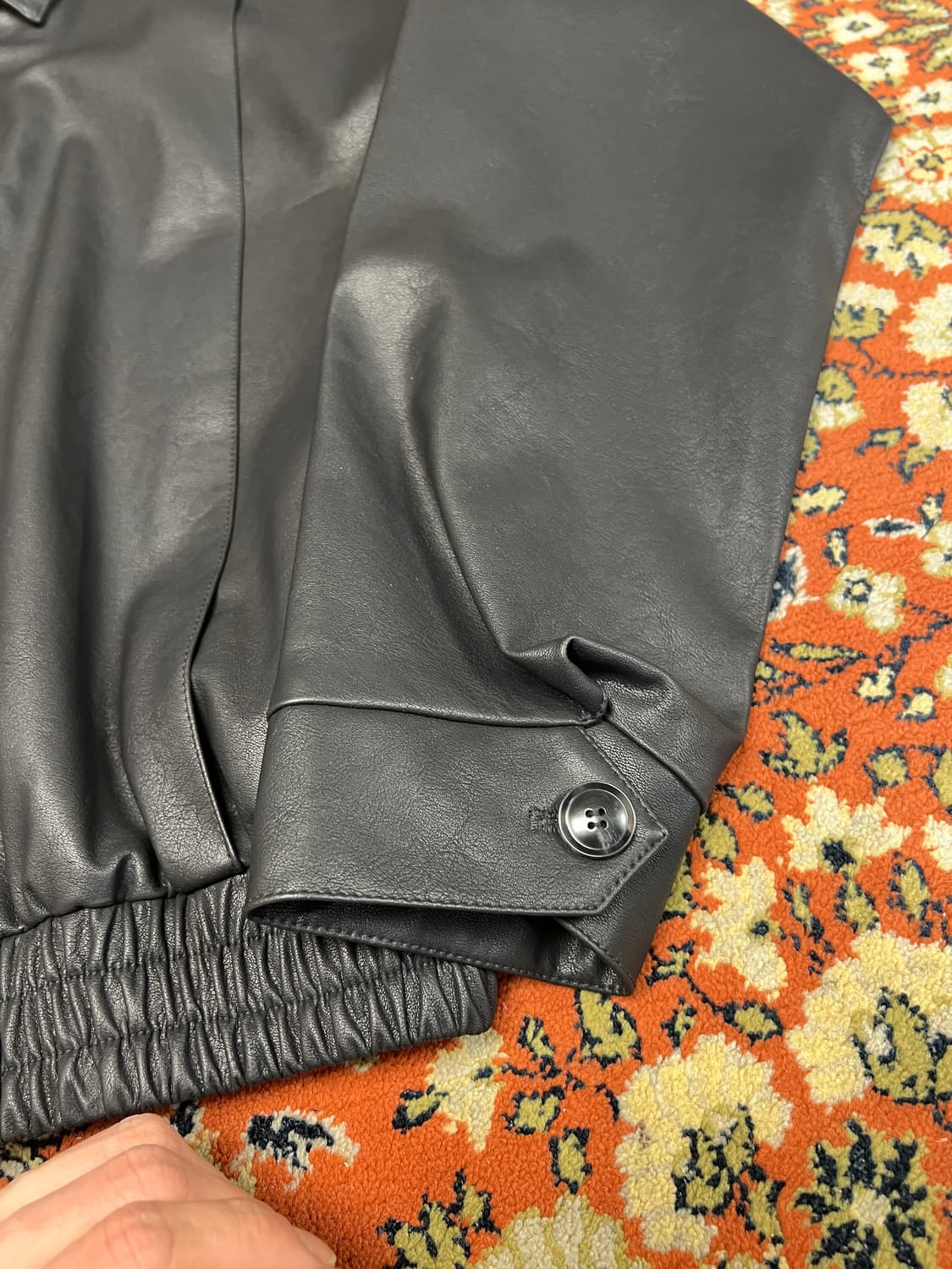 [F] Nomade 비건 레더 싱글 가죽자켓 상품이미지6