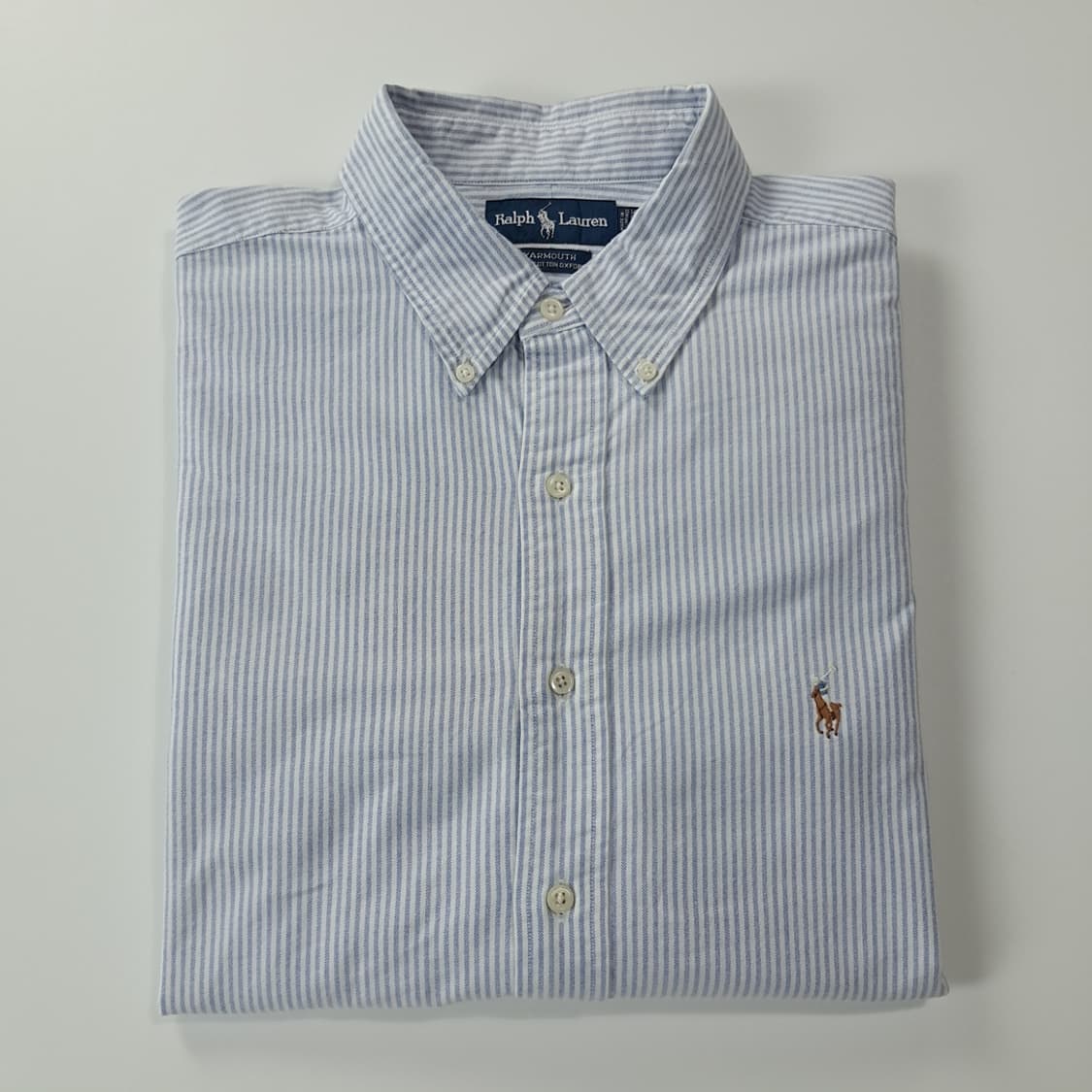 CK625 XL 폴로 90s 클래식 블루 스트라이프 셔츠 남방 상품이미지9