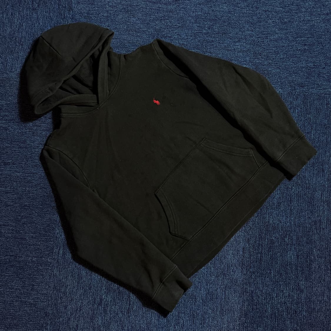 폴로 랄프로렌 블랙 후드티 상품이미지1