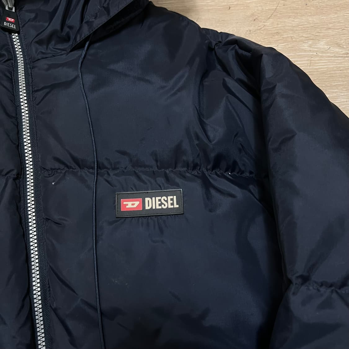 디젤 덕다운 90s 올드스쿨 리버시블 후드 패딩 [네이비] XL/105 상품이미지4