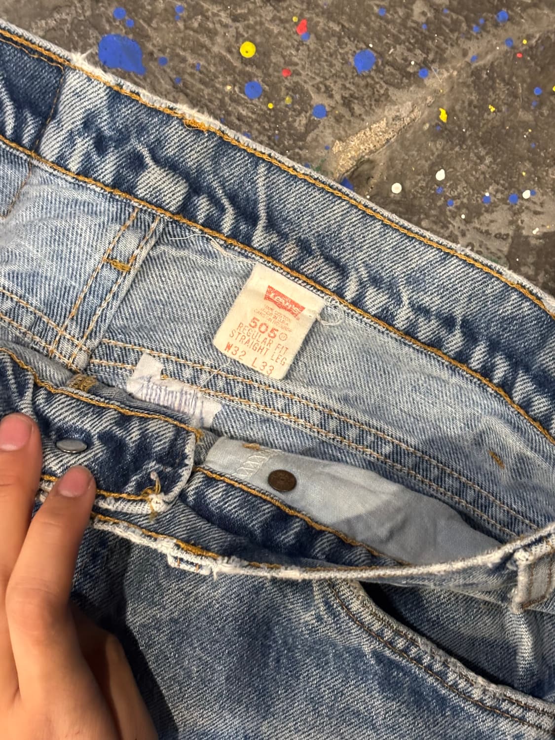 90's MADE IN USA 🇺🇸 리바이스 505 오렌지탭 상품이미지8