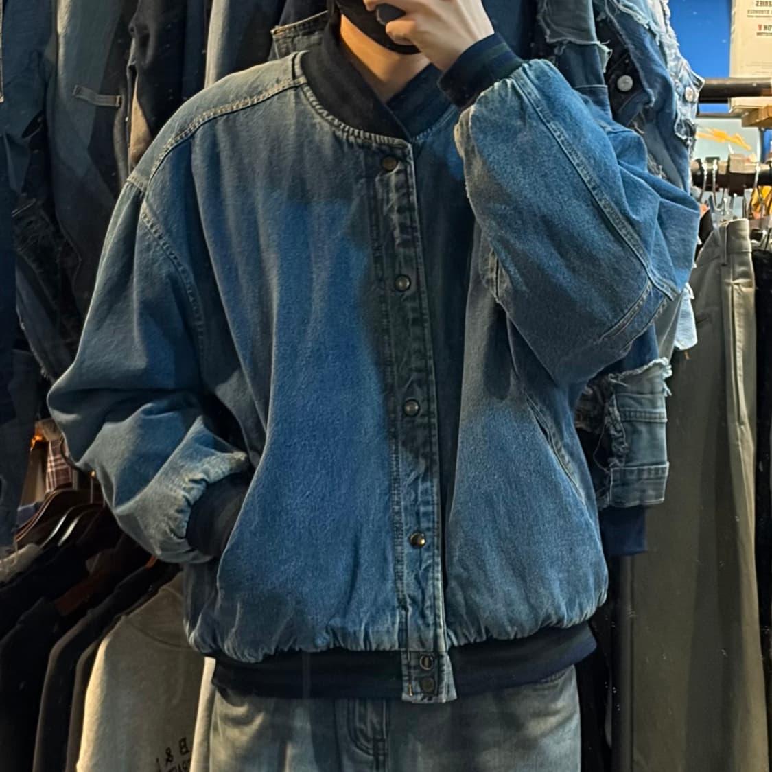 [NO.9] VTG 데님 바시티 자켓 상품이미지3
