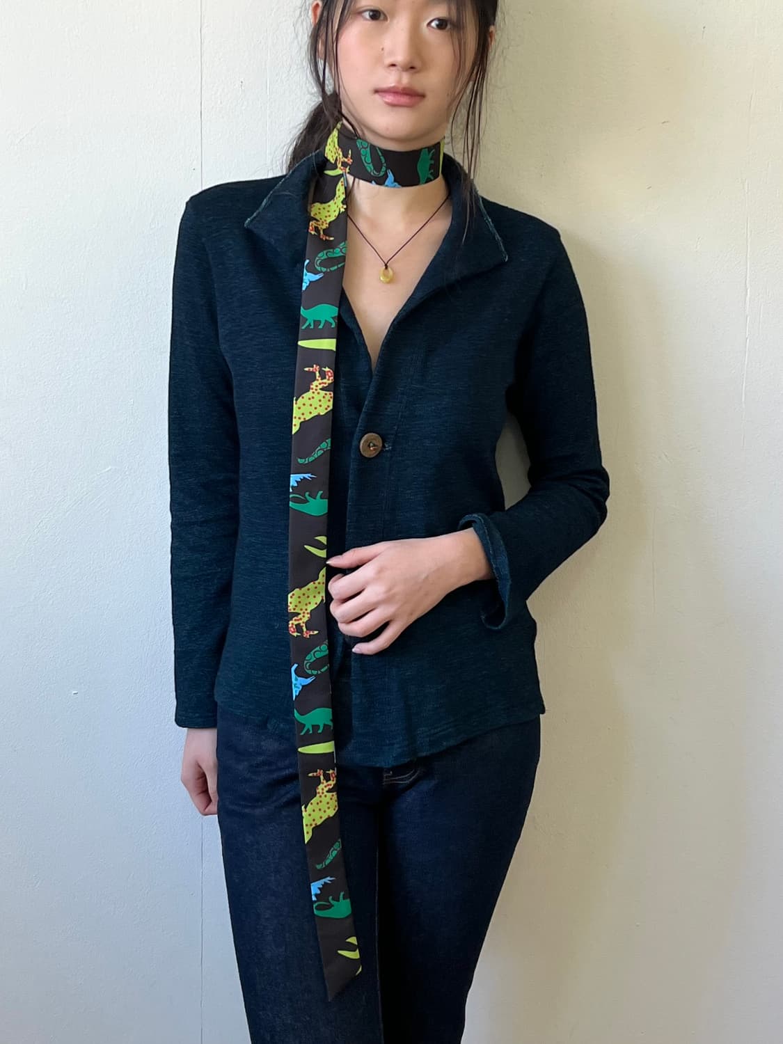 Japan vtg Jurassic 스카프 상품이미지5