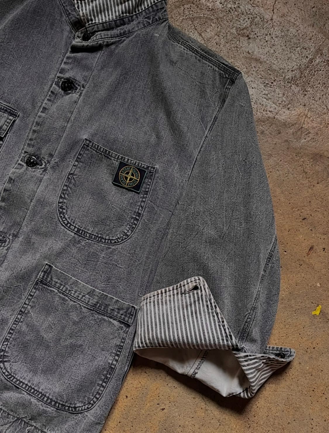 86SS 스톤아일랜드 피그먼트 랩스 초어 자켓 상품이미지4