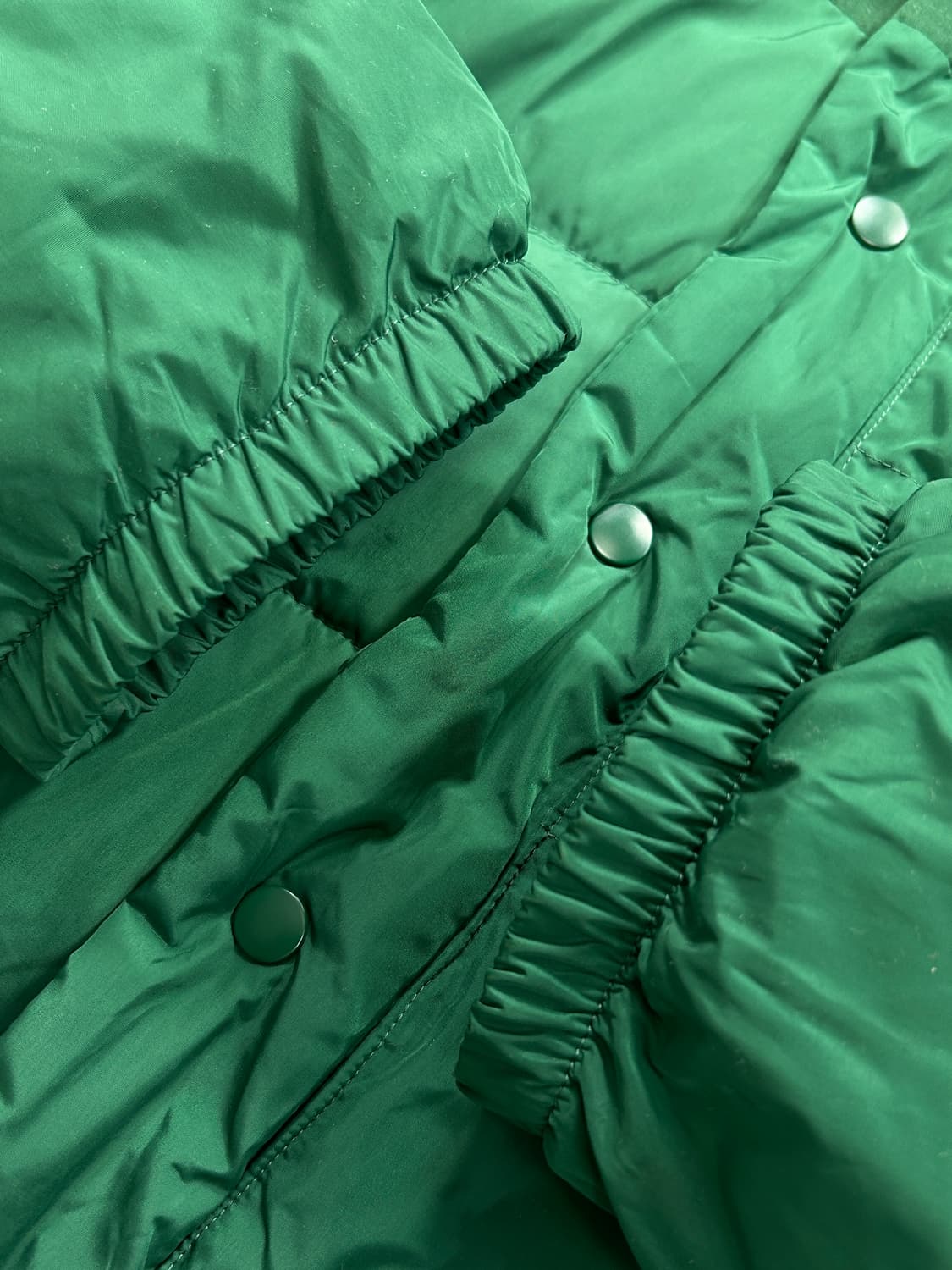 아디다스 00‘s 로고 그린 푸퍼 패딩 M  상품이미지6