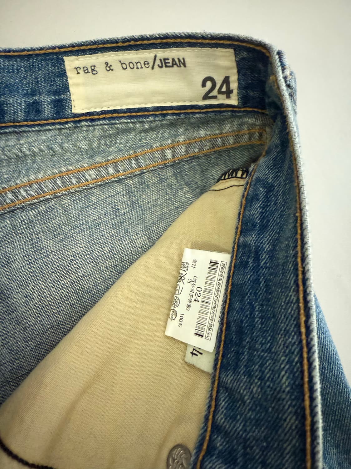 랙앤본 24사이즈 보이프렌드 진 데님 청바지 상품이미지3