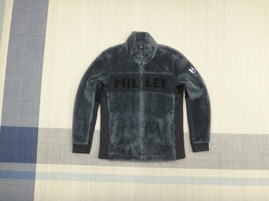 (100) 밀레 MILLET 남성용 빅로고 플리스 자켓 상품이미지1