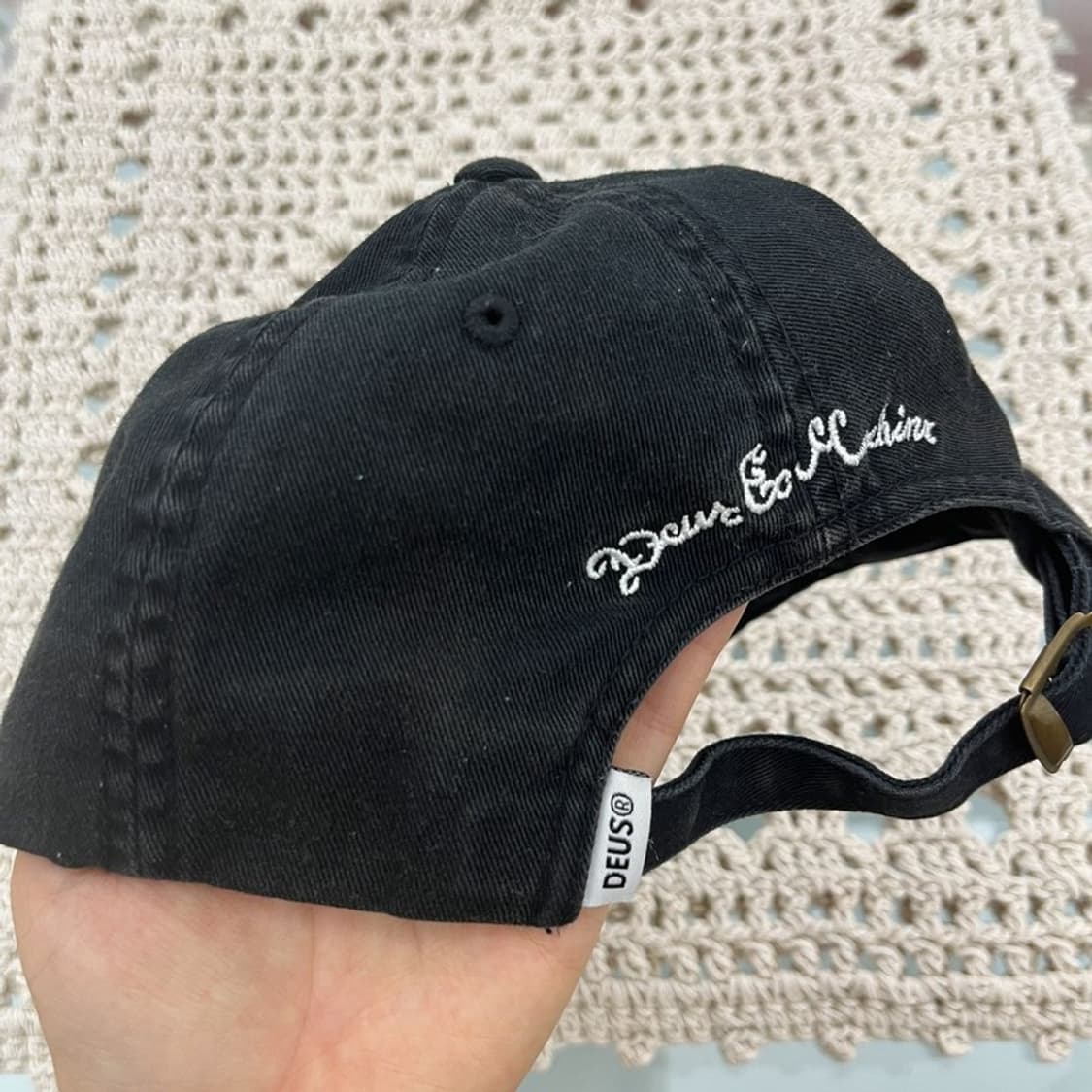 데우스 엑스 마키나 빈티지 스트릿 레터링 캐주얼 볼캡 C10248 상품이미지5