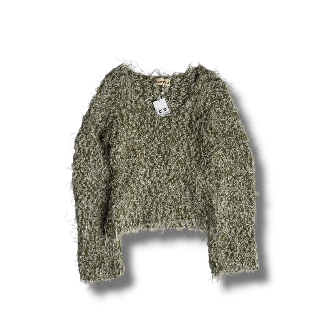 Penny pull 헤어리 울 블렌드 니트 (italy)   상품이미지1