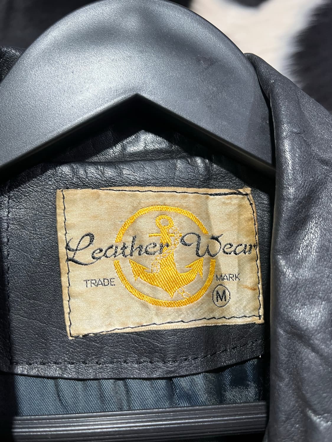 슬림핏 레더 자켓 상품이미지3