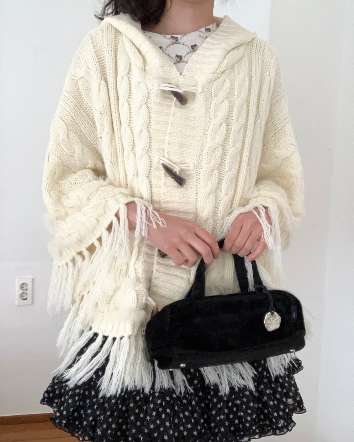 블랙 미니 퍼 백 상품이미지8