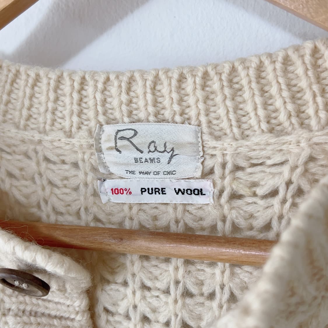 [M] Ray Beams 빔즈 퓨어울100% 가디건 상품이미지8