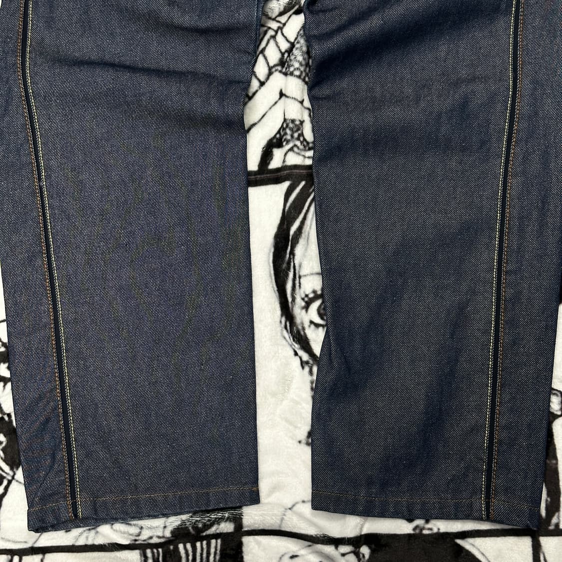 EVISU 에비수 레드 자수 팬츠 상품이미지4